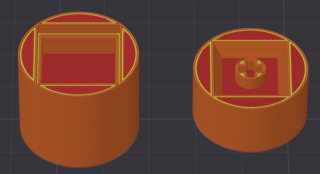 Keyboard Clicker Mount - Negative Modifier / Boolean Difference 3d model