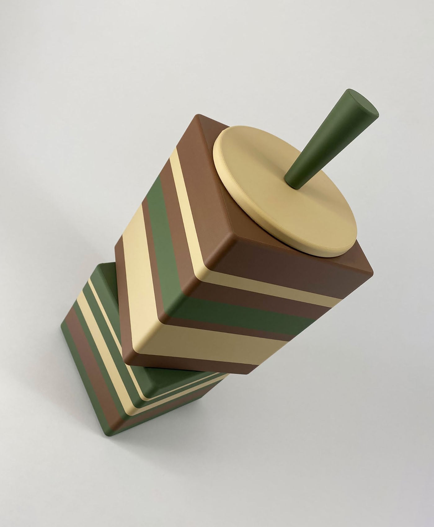 Wastebin Modular Trash Can Wastebasket With Toilet Paper Storage 3d model