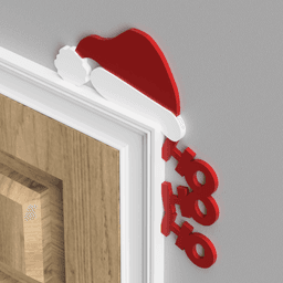 Santa Hat Door Topper 3d model