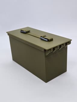 Ammo Box Container — Military Style Storage Box 3d model