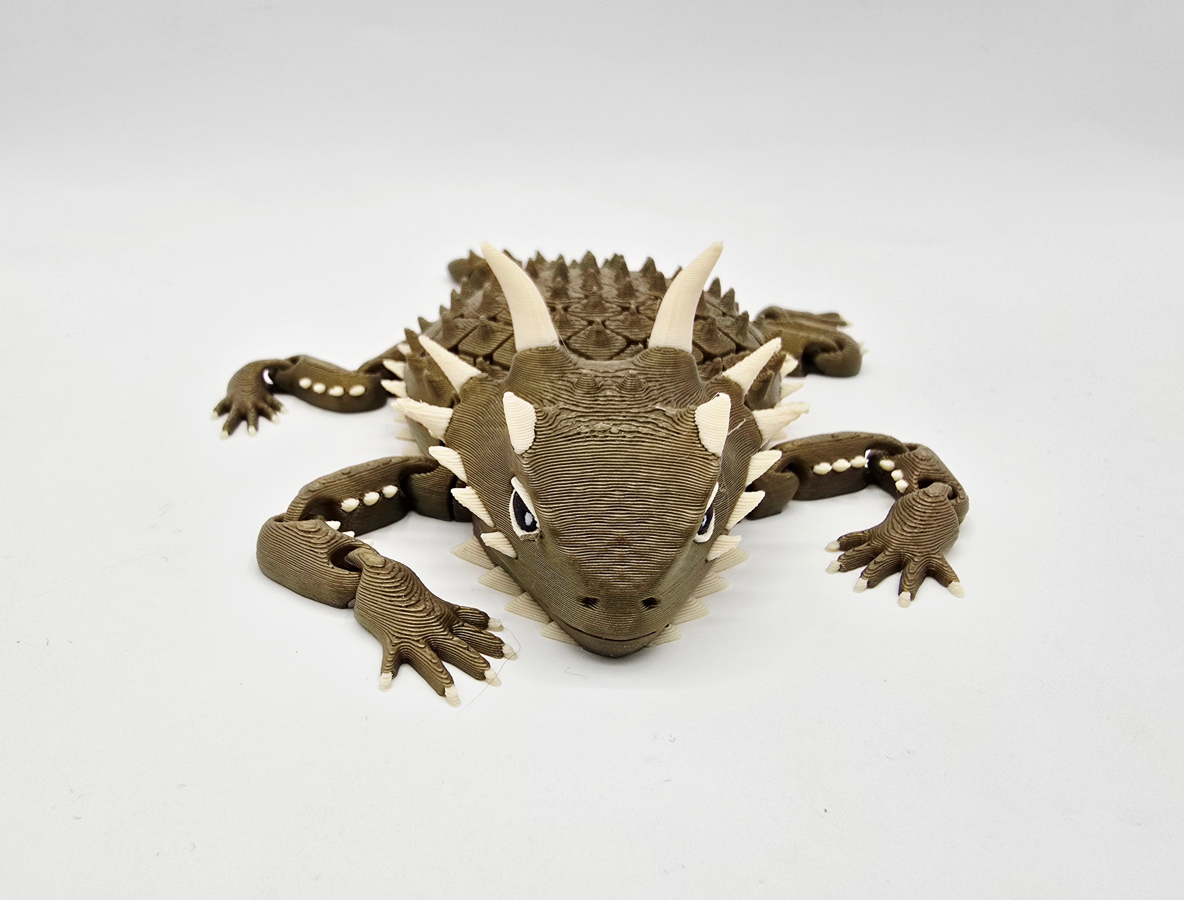 FLEXI HORNED LIZARD 3d model