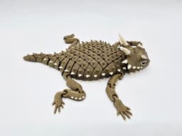 FLEXI HORNED LIZARD 3d model