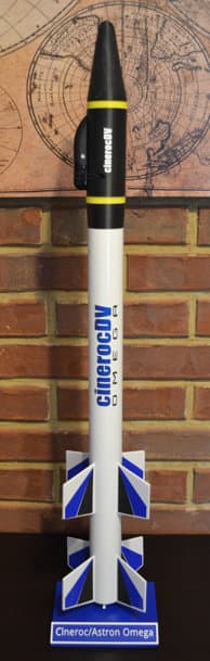 Display Stand for the Cineroc/Omega Model Rocket 3d model