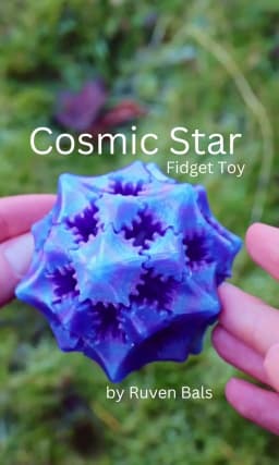 Cosmic Star Fidget Toy 3d model