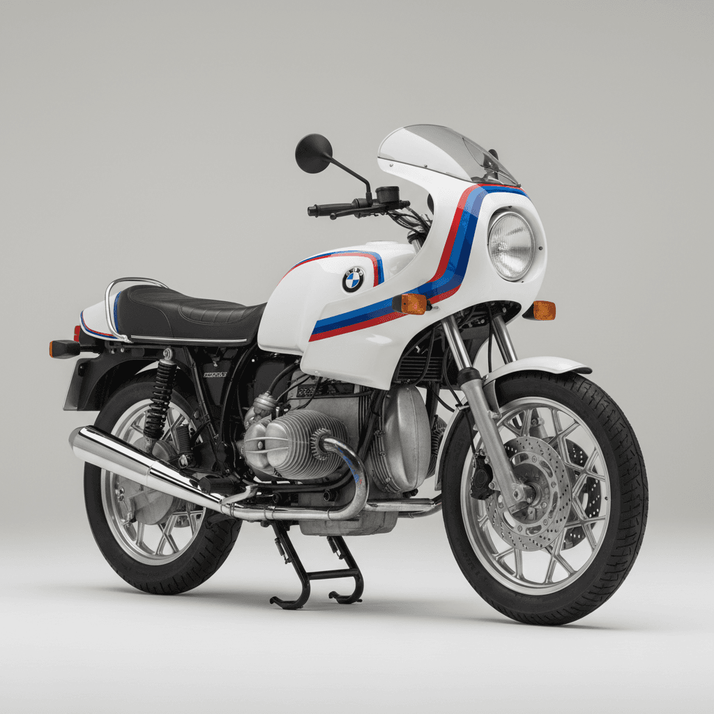 BMW R100RS Vintage Touring Motorcycle 3d model