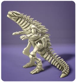 Flexi Godzilla Skeleton 3d model