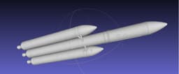 Delta IV Heavy Rocket 3D-Printable Miniature 3d model