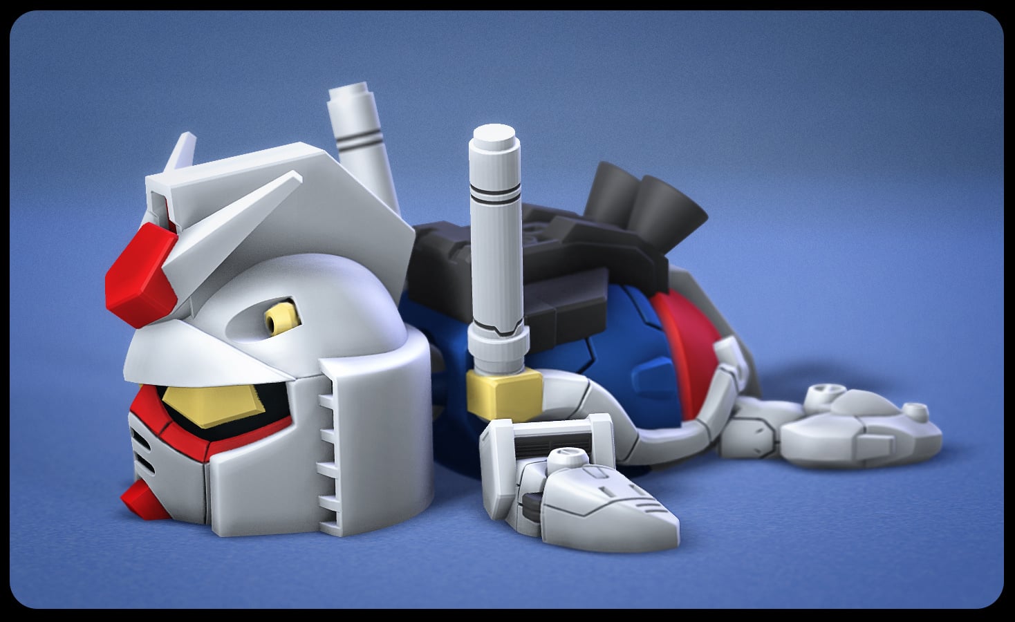 Super Turtle Gundam RX78 3d model