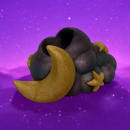 Cloud Moon PS5 Controller Stand 3d model