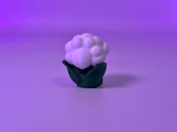 Cauliflower fruit & veggie buddy 3d model