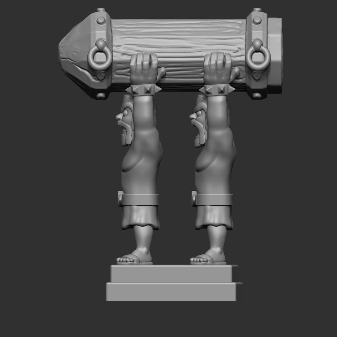 BATTLE RAM - CLASH ROYALE / CLASH OF CLANS / SUPERCELL 3d model