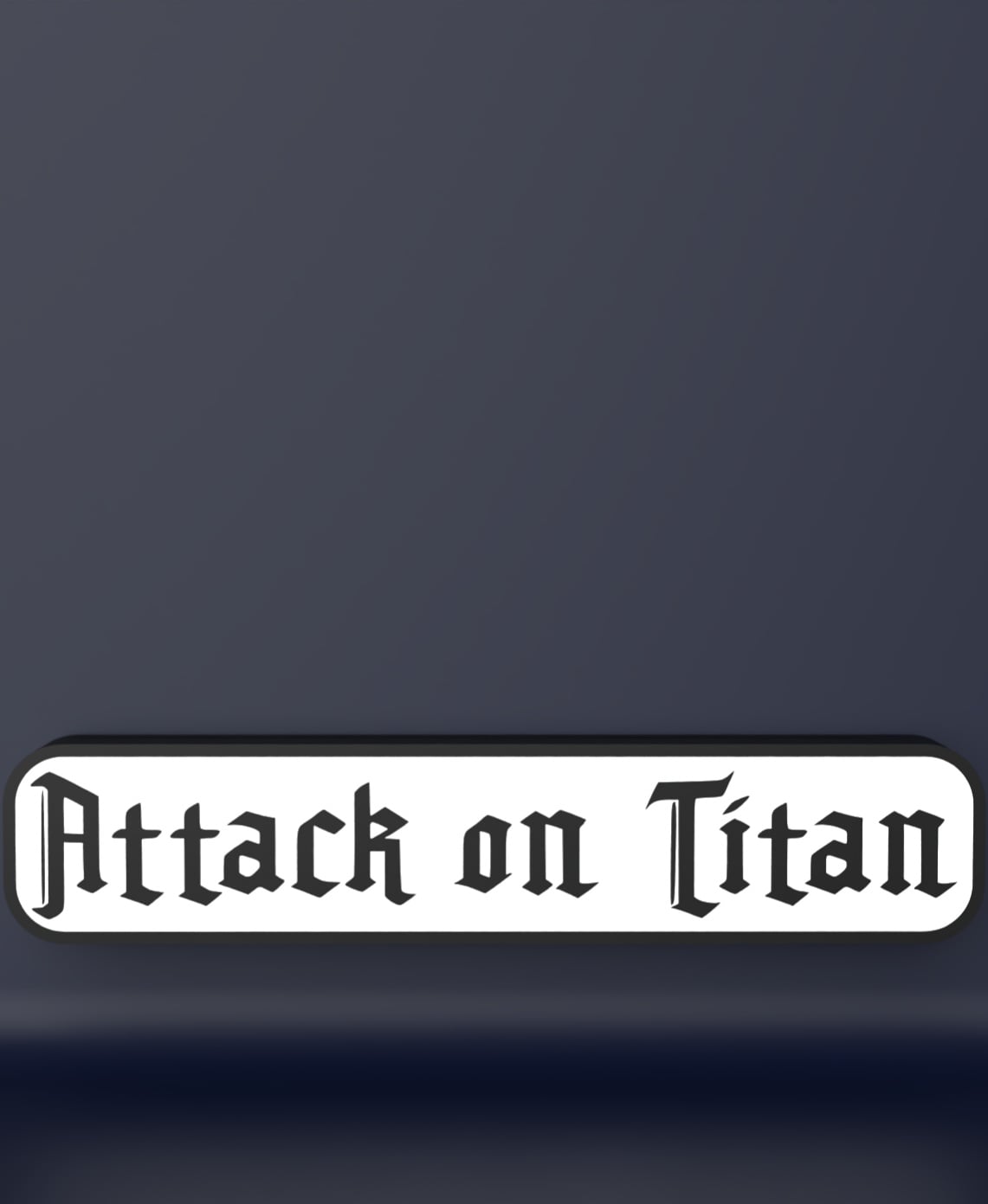 Attack on Titan - LED Strip compatible 3d model
