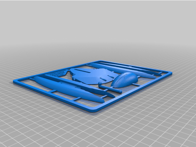 Vulture Droid Card Kit 3d model