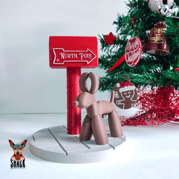 Balloon Dog - Christmas Edition! 3d model