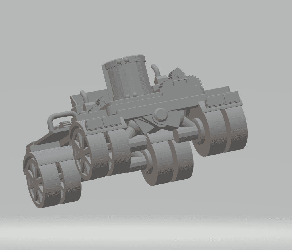 FHW: Oxchan/ Zorblin High Roller Steam Tank concept v2 3d model