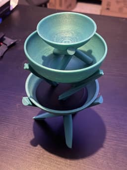 Floating Bowl Set 3d model