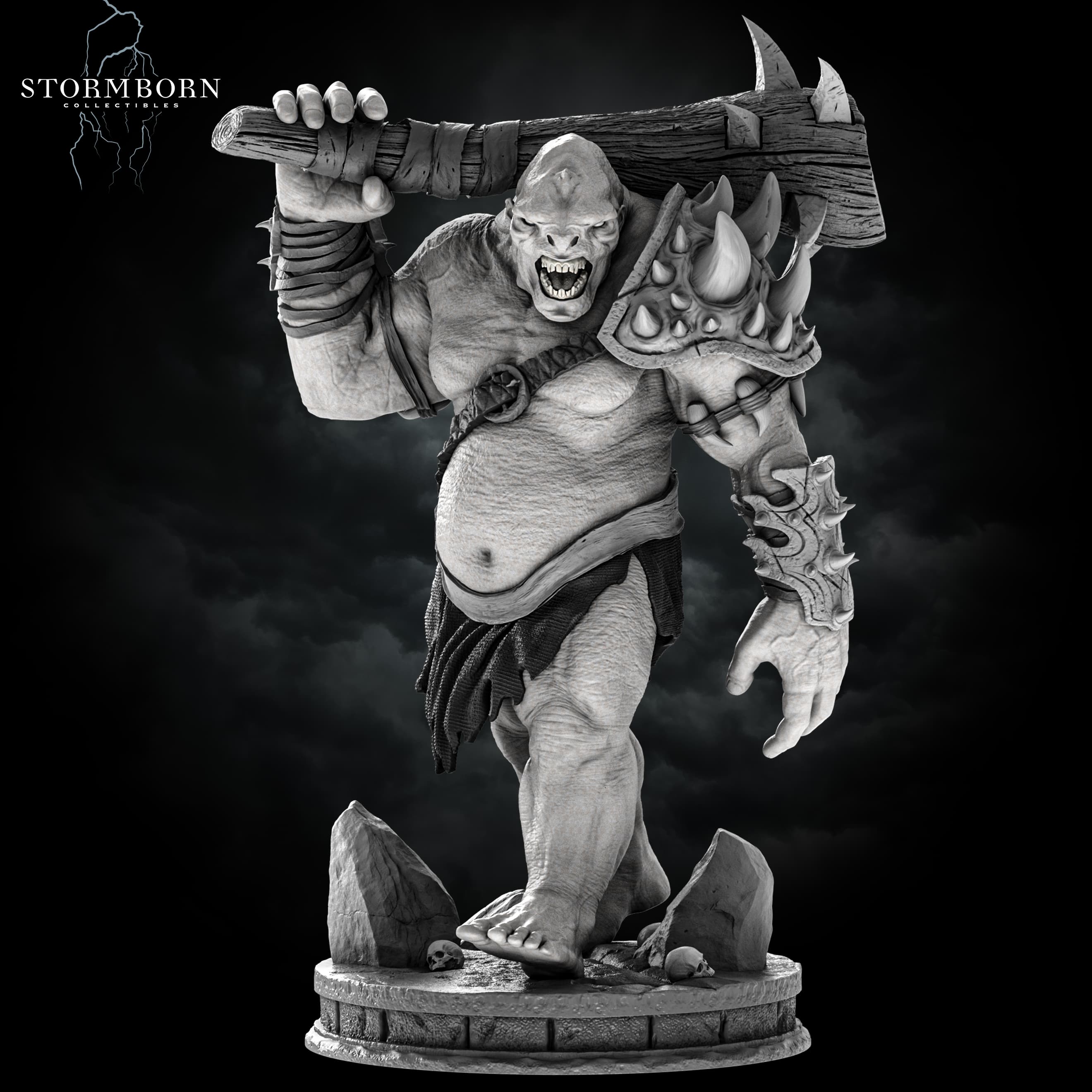 (32mm) Mountain Troll 3d model