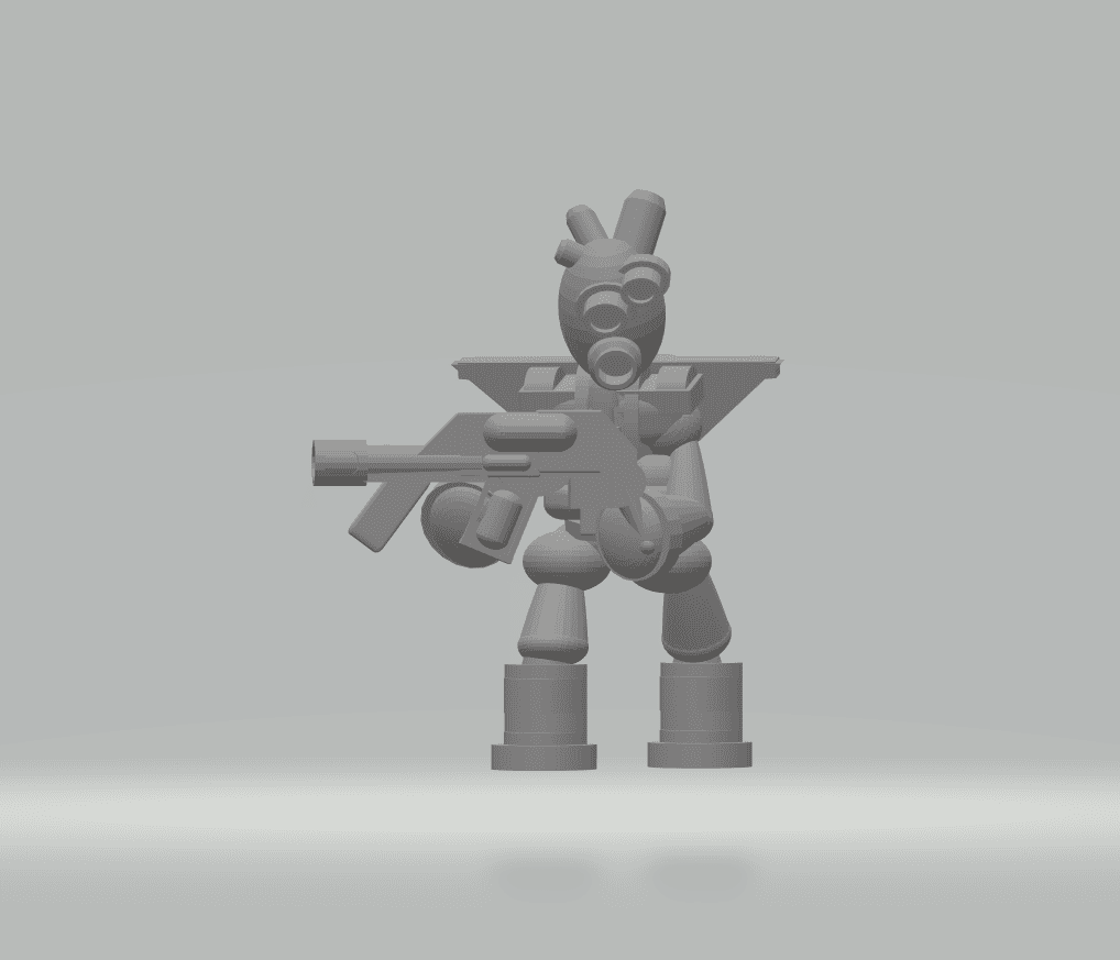 FHW: Angel Basic trooper with Gasser 3d model
