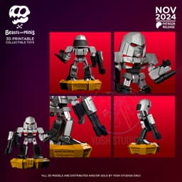 Megatron Mini 3D Printer STL File 3d model