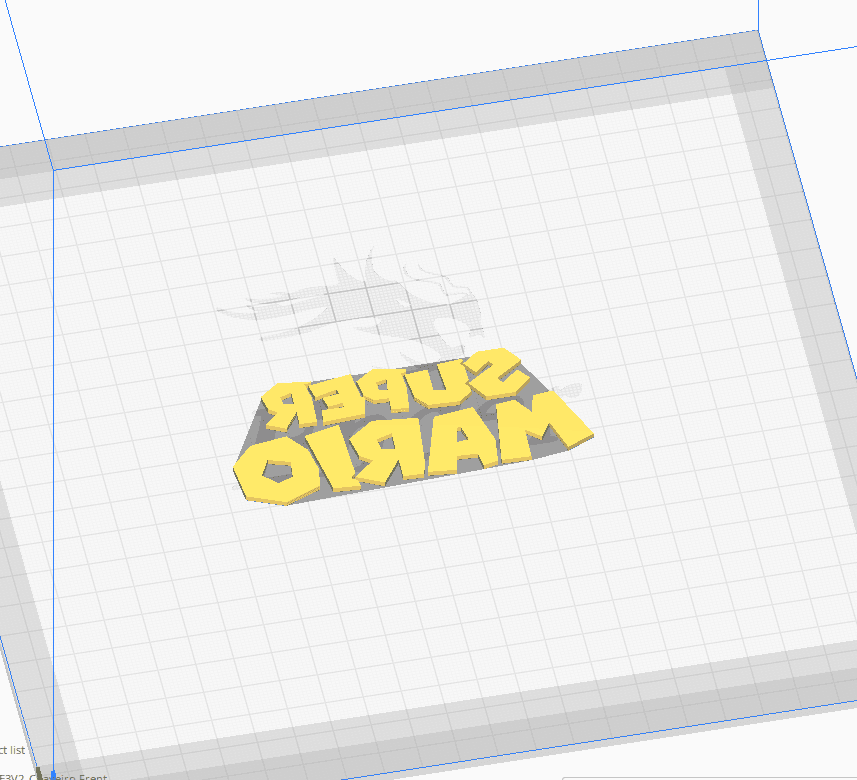 SUPER MARIO - KEYCHAIN 3d model