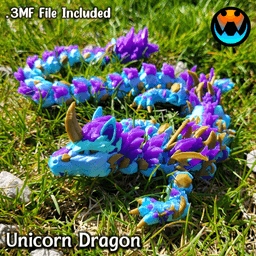 Unicorn Dragon 3d model