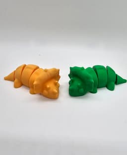 Even in a plain colour these baby Triceratops are cute 3d model
