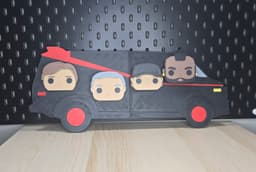 Blokkheadz A Team Display Van 3d model