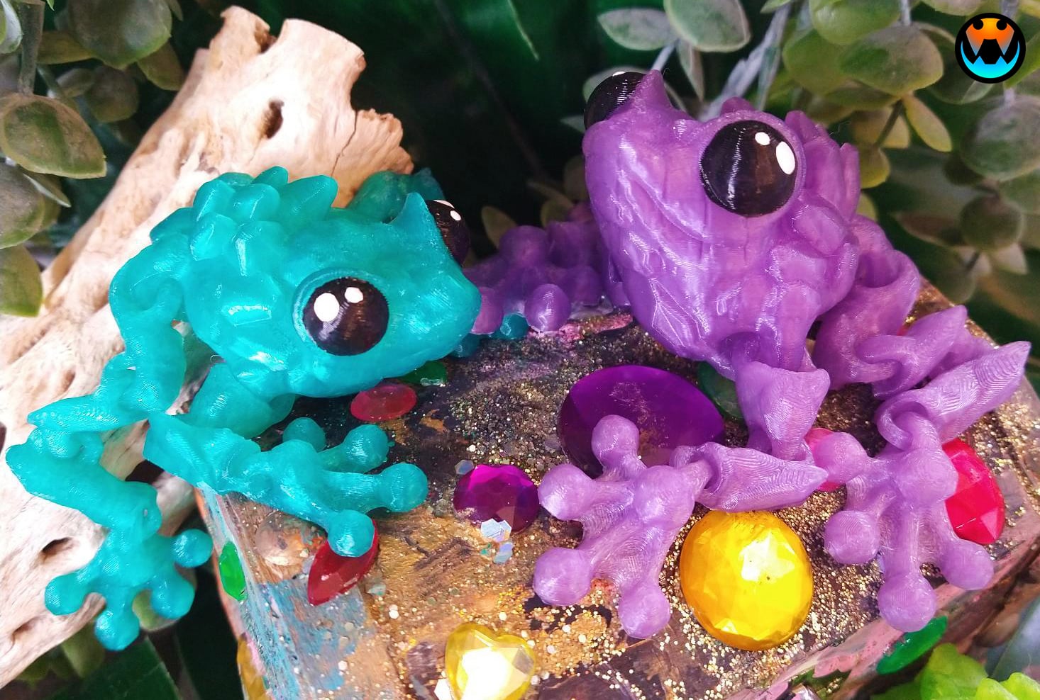 Gemstone Frog 3d model