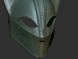 Feline Warrior Helmet wearable /Cosplay 3d model