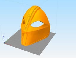 Feline Warrior Helmet wearable /Cosplay 3d model