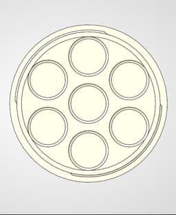 Cleric Dice Container And Tray Threaded 3d model
