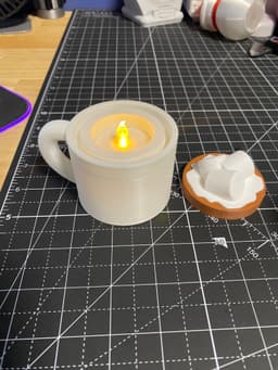Hot Chocolate Tea Light 3d model