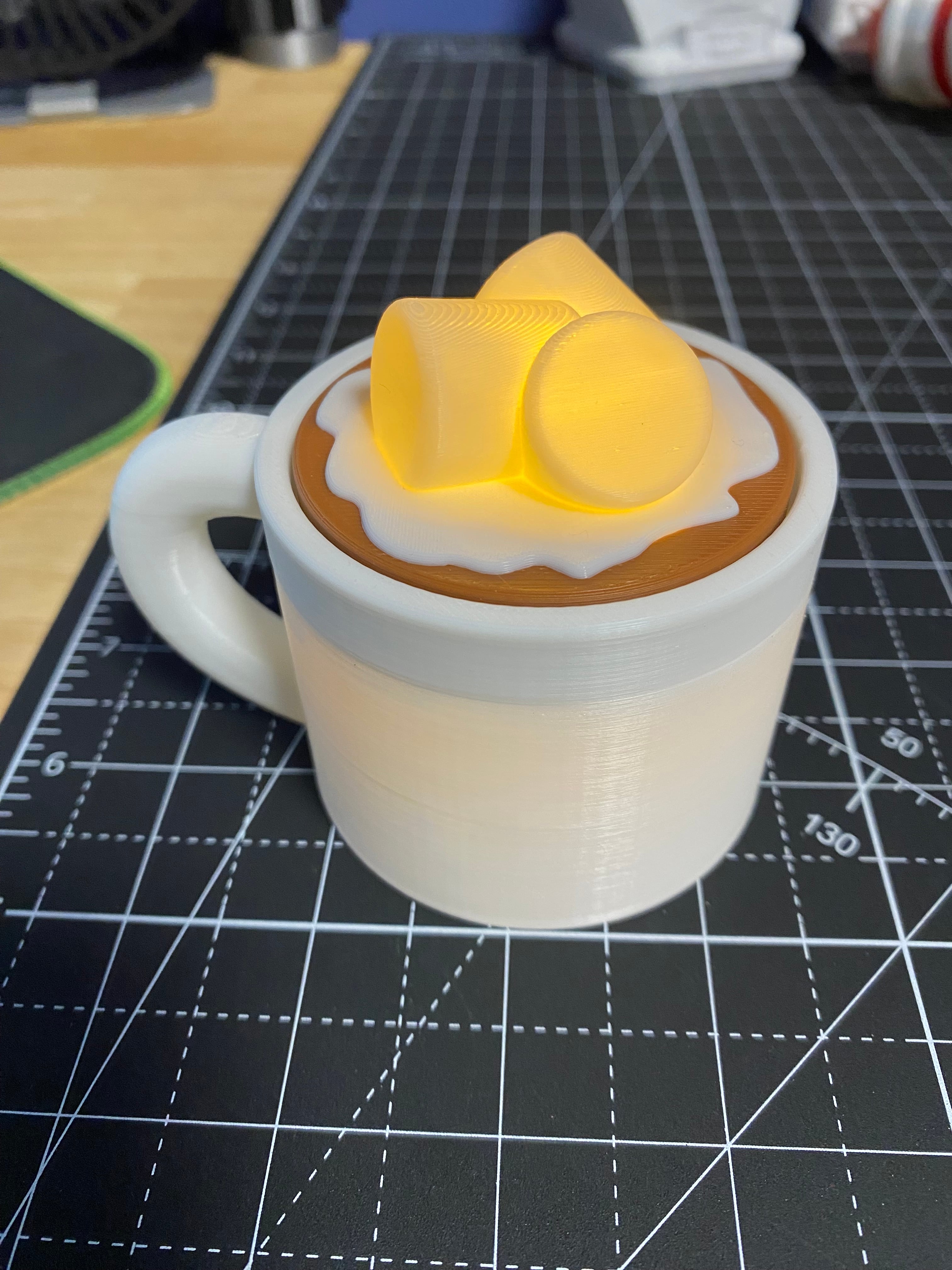 Hot Chocolate Tea Light 3d model