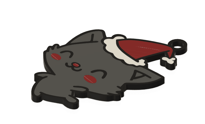 Christmas Pack: Cat V 3d model
