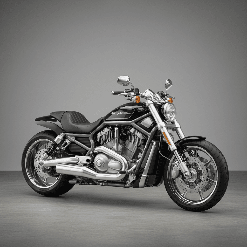 Harley Davidson VRod Muscle Motorcycle 3d model