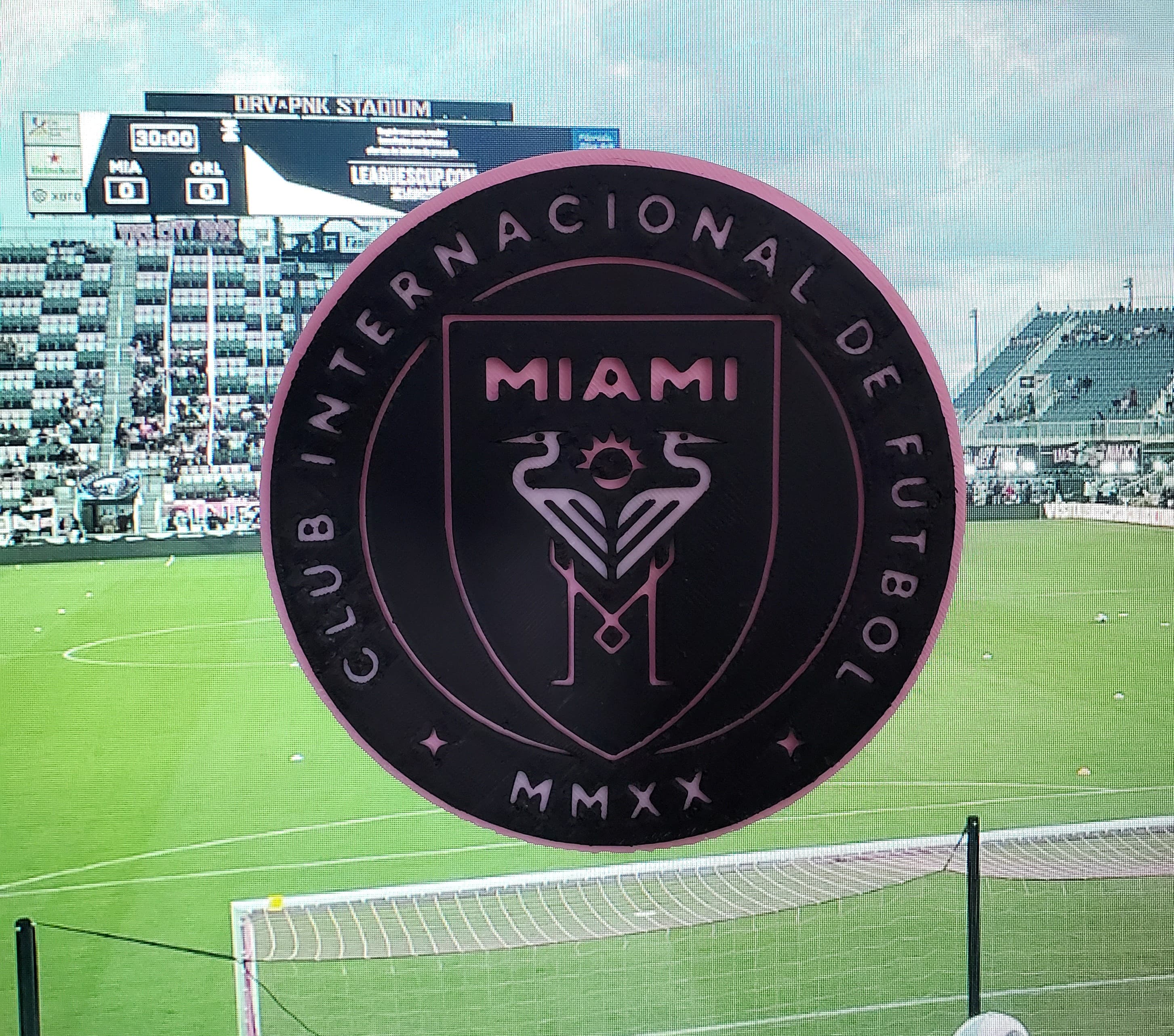 CS Inter Miami coaster or plaque 3d model