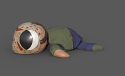 Halloween Turtle Jason 3d model