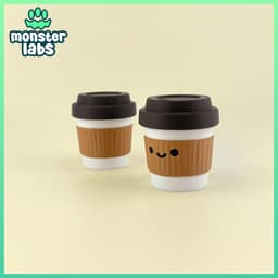 Cafe Food Fidget Clicker Keychain Bundle 3d model