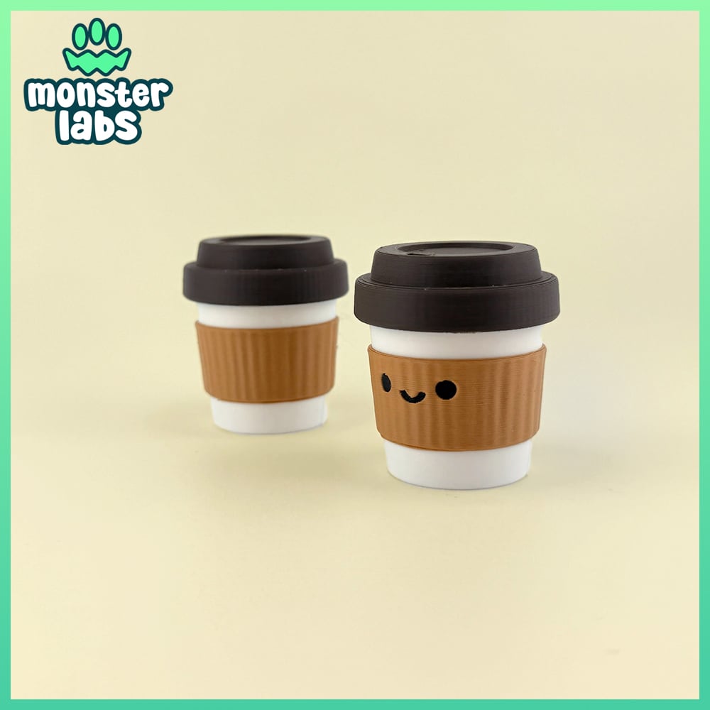 Cafe Food Fidget Clicker Keychain Bundle 3d model