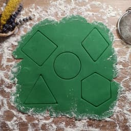 Basic Shaped Cookie Cutter Set, Clay-Fondant Cutters, Geometric Shapes 3d model