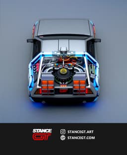 DMC DELOREAN FUTURE | ORIGINAL | Model kit car 3d model
