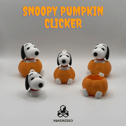 Snoopy Pumpkin Clicker 3d model