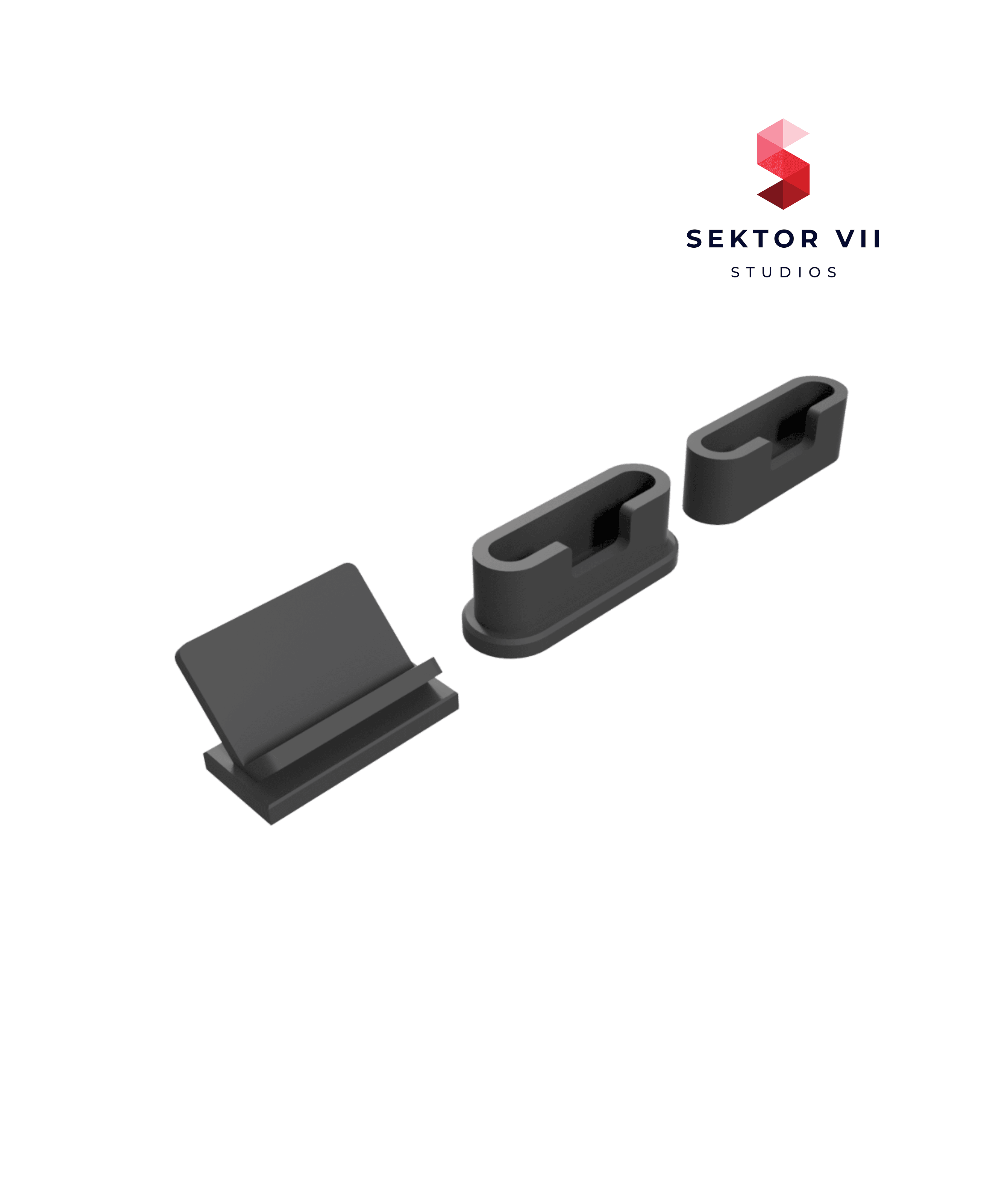 BUSINESS CARD HOLDER (3 VERSIONS) 3d model