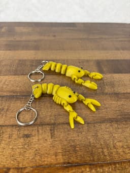Crawdaddies Keychain 3d model