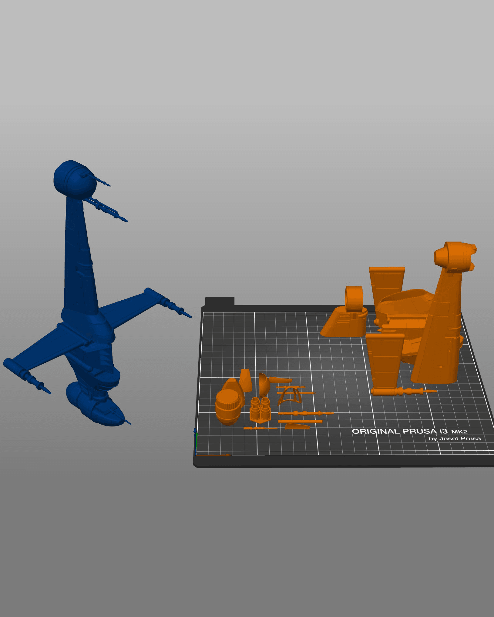 Prototype B6 - Star Wars 3d model