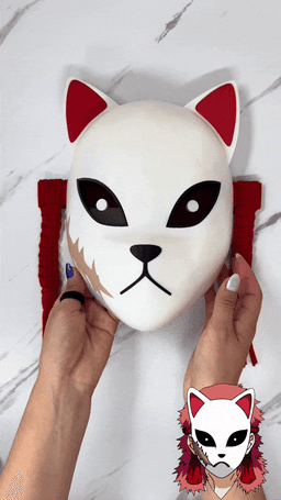 Demon Slayer Mask - Sabito 3d model