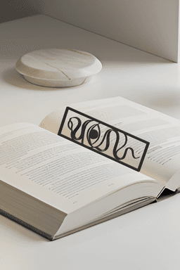 Eye Bookmark, Gift Idea 3d model