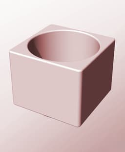 CS68-60 Stackable bin box module for creative home decor 3d print stl 3d model