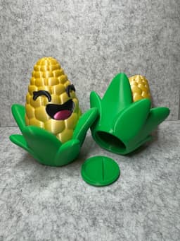 Kawaii Corn Stash Container 3d model