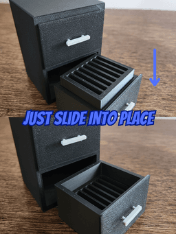 Nintendo switch cartridge Nightstand Insert 3d model